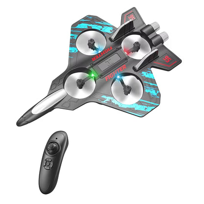 Foam Drone RC Airplane Gravity Remote Control Fighter Jet with 360° Stunt Spin and LED Lights