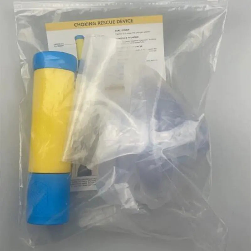 Upgrade Portable anti Choking Device Choking Emergency Life Saving Suction Vac anti Choke Device First Aid Kit for Kids Adults