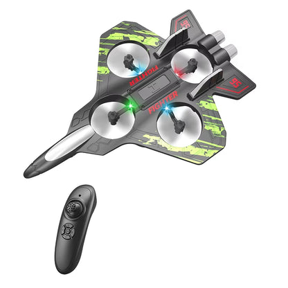 Foam Drone RC Airplane Gravity Remote Control Fighter Jet with 360° Stunt Spin and LED Lights