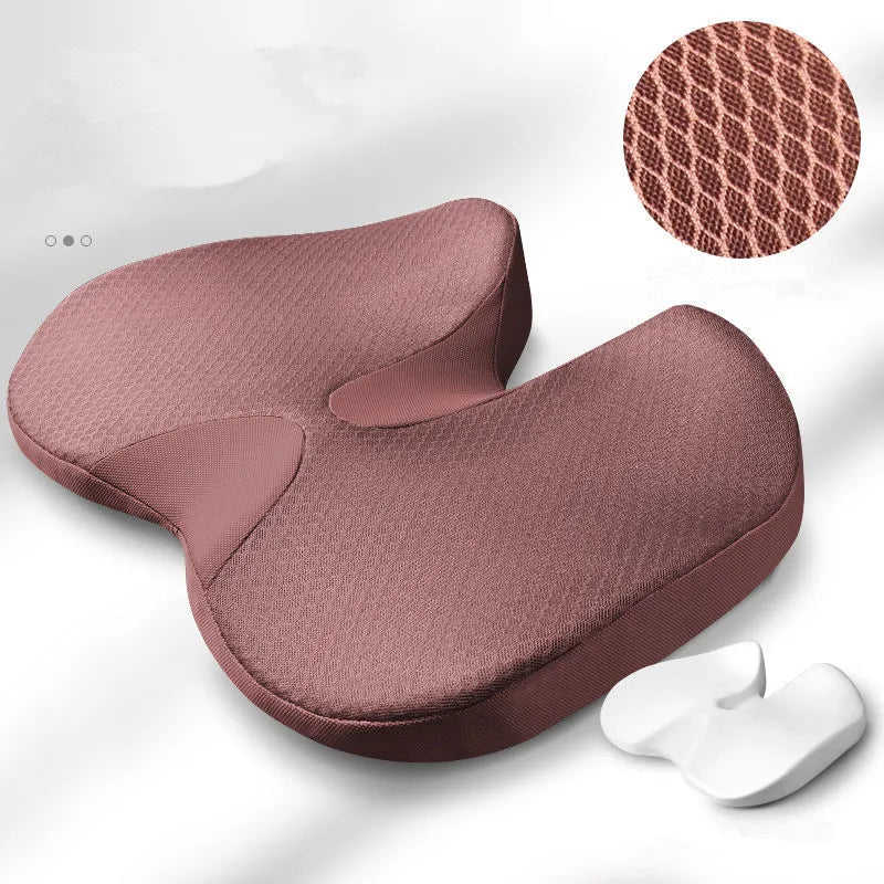Cushion Non-Slip Orthopedic Memory Foam Coccyx Cushion for Tailbone Sciatica Pain Relief Comfort Office Chair Car Breathable Pad
