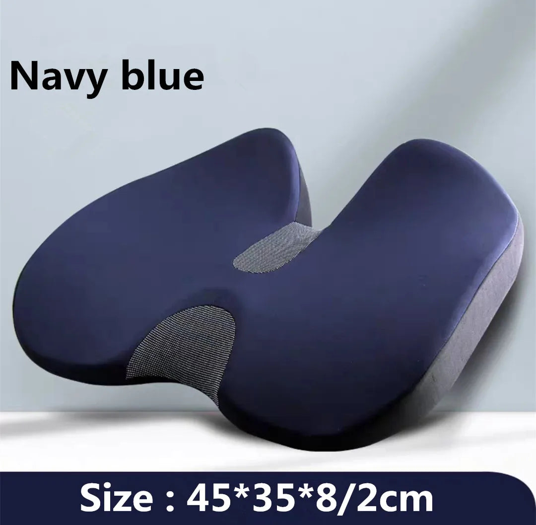 Cushion Non-Slip Orthopedic Memory Foam Coccyx Cushion for Tailbone Sciatica Pain Relief Comfort Office Chair Car Breathable Pad