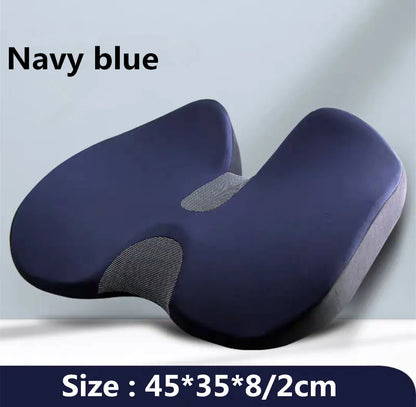 Cushion Non-Slip Orthopedic Memory Foam Coccyx Cushion for Tailbone Sciatica Pain Relief Comfort Office Chair Car Breathable Pad