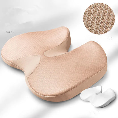 Cushion Non-Slip Orthopedic Memory Foam Coccyx Cushion for Tailbone Sciatica Pain Relief Comfort Office Chair Car Breathable Pad