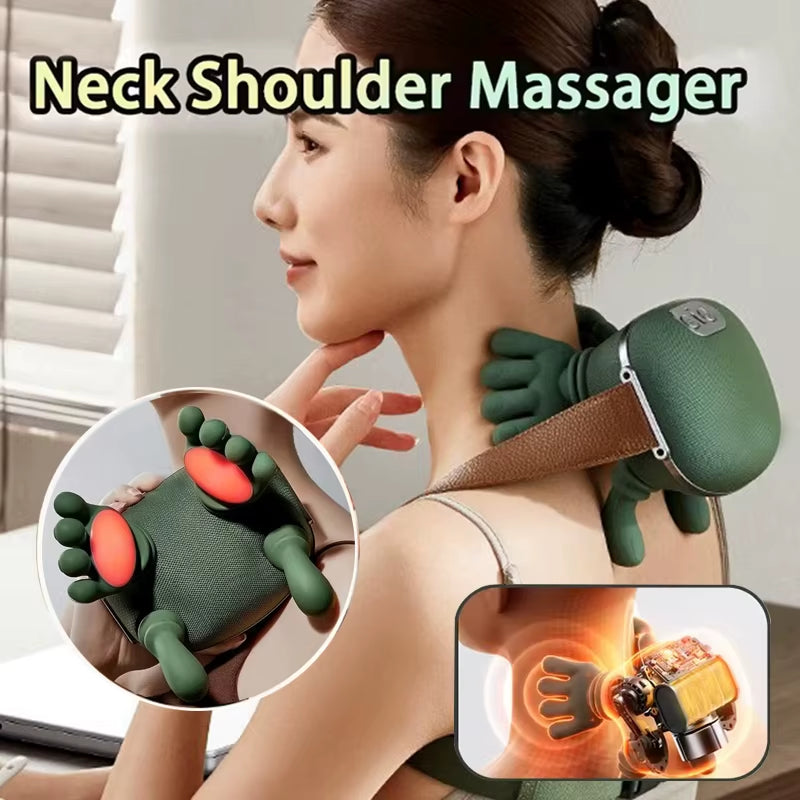 NEW N7 Master Hand Shoulder and Neck Massage Machine Cervical Spine Massager Trapezius Electric Cervical Neck Relax Massager