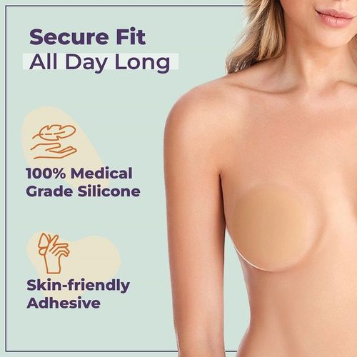 Silicone Nipple Covers – Invisible Adhesive Bra Pads for Women (Reusable, Seamless & Hypoallergenic)