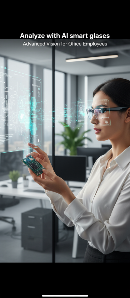 AI Smart Glasses – Real-Time Voice Translator & Bluetooth 5.3 Earbuds (164 Languages, HD Audio)